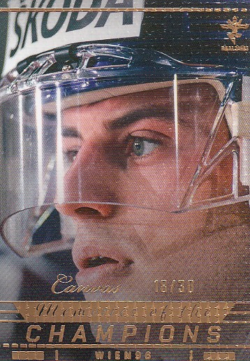 BĚLOHLAV Radek WIEN 96 Real Cards 2025/2026 Memories Of The Champions MCH-16 Canvas Gold /30