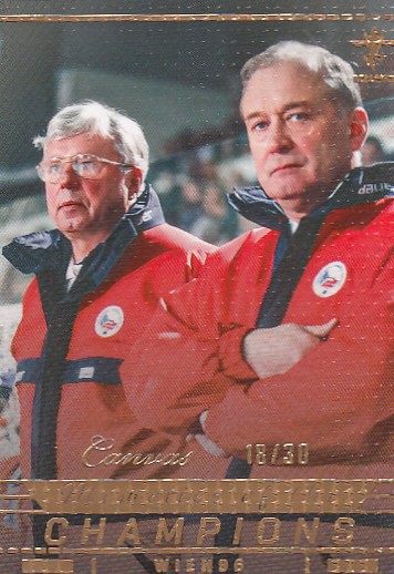 BUKAČ Luděk UHER Zdeněk WIEN 96 Real Cards 2025/2026 Memories Of The Champions MCH-18 Canvas Gold /30