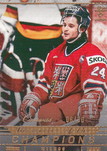 VEJVODA Otakar WIEN 96 Real Cards 2025/2026 Memories Of The Champions MCH-21 Canvas Gold /30
