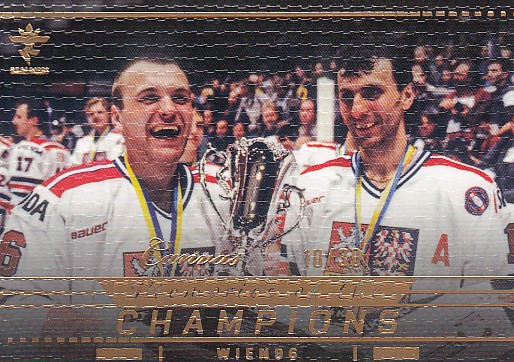 REICHEL Robert KUČERA Jiří WIEN 96 Real Cards 2025/2026 Memories Of The Champions MCH-29 Canvas Gold /30