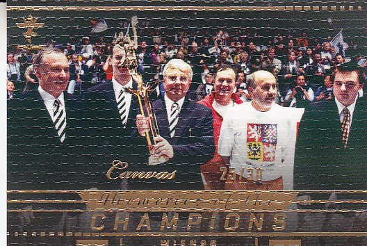 Realizační tým WIEN 96 Real Cards 2025/2026 Memories Of The Champions MCH-51 Canvas Gold /30