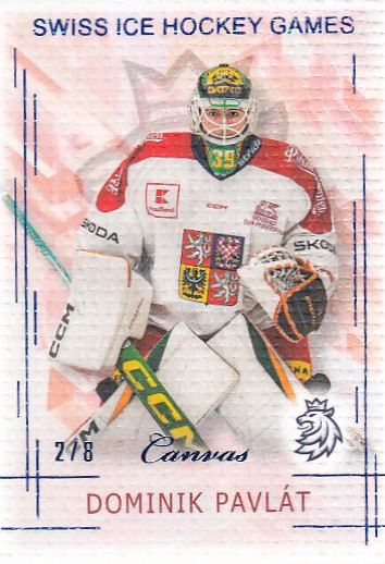 PAVLÁT Dominik Real Cards 2025/2026 Swiss Hockey Games SHG-17 Canvas Blue /8