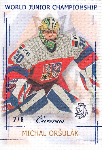ORŠULÁK Michal Real Cards 2025/2026 WJCH U20-18 Canvas Blue /8
