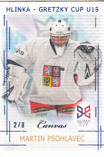 PSOHLAVEC Martin Real Cards 2025/2026 Hlinka-Gretzky Cup HG-14 Canvas Blue /8