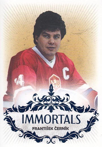 ČERNÍK František Real Cards 2025/2026 Immortals č. 7 Blue /9