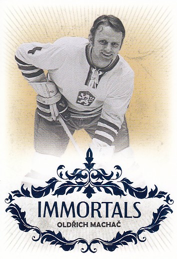 MACHAČ Oldřich Real Cards 2025/2026 Immortals č. 14 Blue /9
