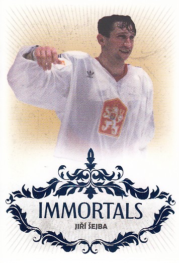 ŠEJBA Jiří Real Cards 2025/2026 Immortals č. 20 Blue /9