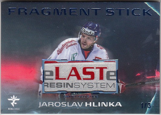 HLINKA Jaroslav Real Cards 2025/2026 Fragment Stick FS-03 Blue /3
