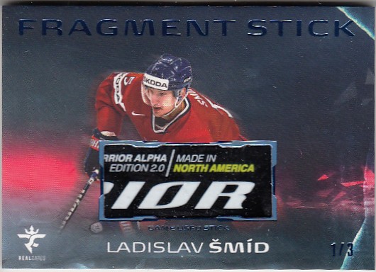 ŠMÍD Ladislav Real Cards 2025/2026 Fragment Stick FS-20 Blue /3