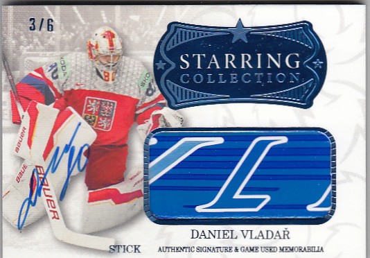 VLADAŘ Daniel Real Cards 2025/2026 Starring Collection Stick Signature Blue /6