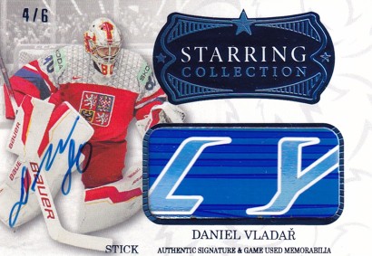VLADAŘ Daniel Real Cards 2025/2026 Starring Collection Stick Signature Blue /6
