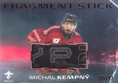 KEMPNÝ Michal Real Cards 2025/2026 Fragment Stick FS-07 Red /12