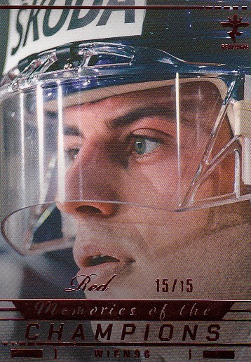 BĚLOHLAV Radek WIEN 96 Real Cards 2025/2026 Memories Of The Champions MCH-16 Red /15