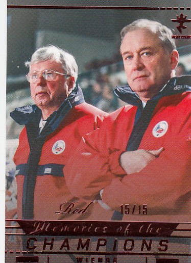 BUKAČ Luděk UHER Zdeněk WIEN 96 Real Cards 2025/2026 Memories Of The Champions MCH-18 Red /15