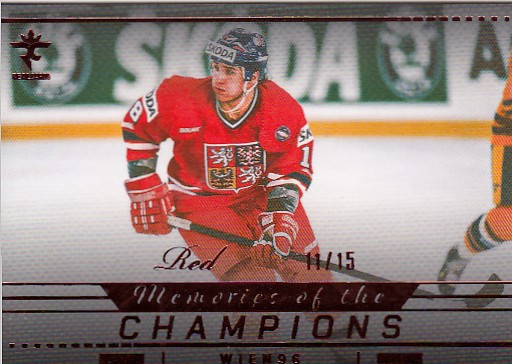 BONK Radek WIEN 96 Real Cards 2025/2026 Memories Of The Champions MCH-39 Red /15