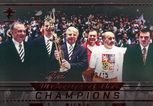 Realizační tým WIEN 96 Real Cards 2025/2026 Memories Of The Champions MCH-51 Red /15