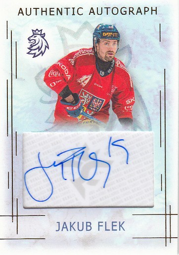 FLEK Jakub Real Cards 2025/2026 Karjala Cup Authentic Autograph AA-4 /17