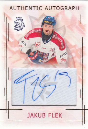 FLEK Jakub Real Cards 2025/2026 Swiss Hockey Games Authentic Autograph AA-1 /17