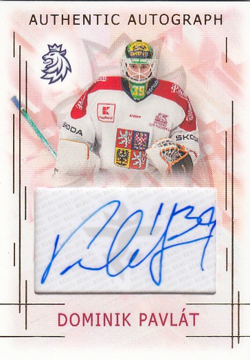 PAVLÁT Dominik Real Cards 2025/2026 Swiss Hockey Games Authentic Autograph AA-9 /17