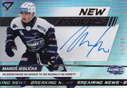 JEDLIČKA Maroš SPORTZOO 2024/2025 New Arrivals NAS-MJ Autograph /60