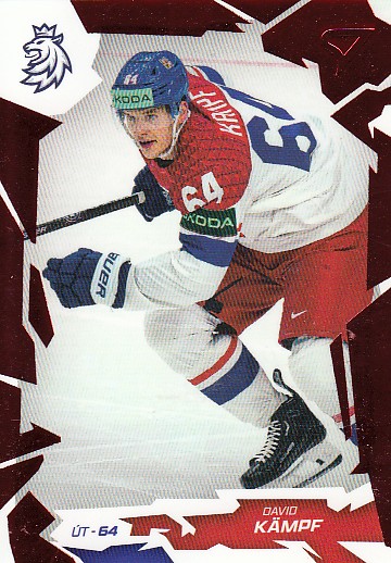 KÄMPF David SportZoo Hokejové Česko 2026 č. 32 Scarlet Red