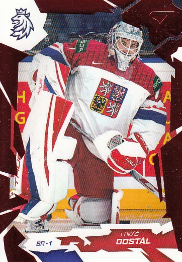 DOSTÁL Lukáš SportZoo Hokejové Česko 2026 č. 1 Scarlet Red