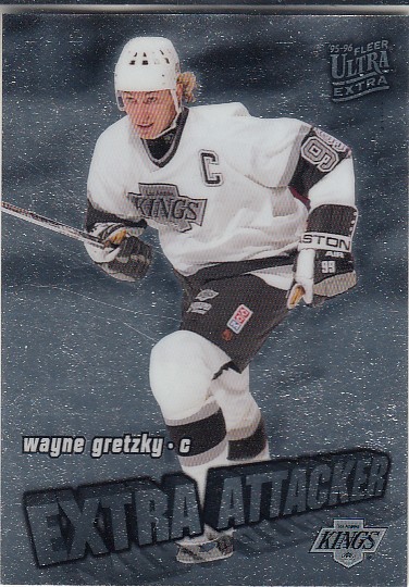 GRETZKY Wayne Fleer Ultra Extra 1995/1996 Extra Attacker č. 7