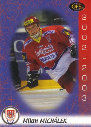 MICHÁLEK Milan OFS 2002/2003 č. 178