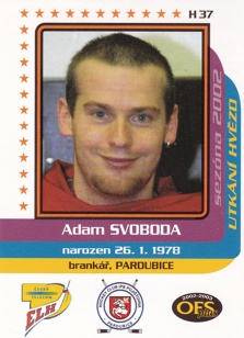 SVOBODA Adam OFS 2002/2003 Utkání hvězd H37 verze 2