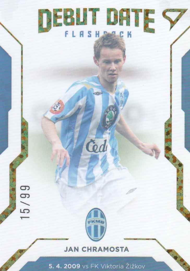 CHRAMOSTA Jan SPORTZOO FORTUNA:LIGA 2020/2021 Debut Date Flashback DF7 /99