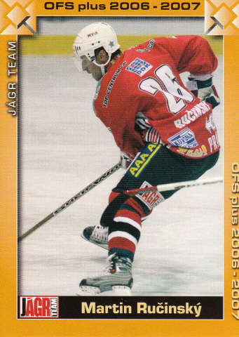 RUČINSKÝ Martin OFS 2006/2007 Jágr Team JT20