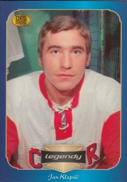 OFS Plus KLAPÁČ Jan OFS 2009/2010 Legendy L3 Ráj hokejových karet