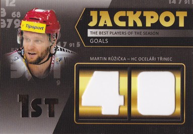 RŮŽIČKA Martin OFS Exclusive 2012/2013 Jackpot Goals č. 1 /100