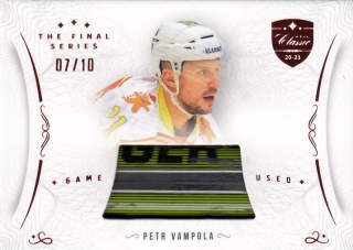 VAMPOLA Petr OFS Classic The Final Series Game Used Stick STI-VAE Red /10