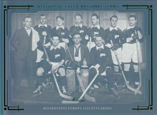 ME 1922 Švýcarsko OFS Classic The Final Series History of Czech National Teams HCNT-06 Emerald /20