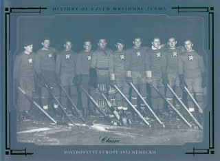 ME 1932 Německo OFS Classic The Final Series History of Czech National Teams HCNT-09 Emerald /20