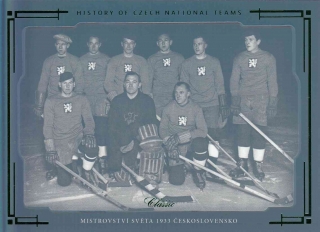 ME 1933 ČSR OFS Classic The Final Series History of Czech National Teams HCNT-10 Emerald /20