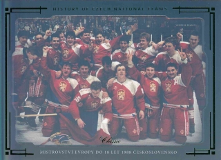 ME do 18 let 1988 ČSSR OFS Classic The Final Series History of Czech National Teams HCNT-38 Emerald /20