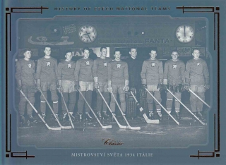 MS 1934 Itálie OFS Classic The Final Series History of Czech National Teams HCNT-11 Cooper /15