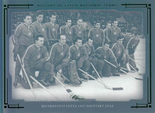 MS 1957 SSSR OFS Classic The Final Series History of Czech National Teams HCNT-19 Emerald /20