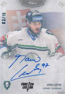 LUNTER Mário OFS Classic The Final Series Foreign Legion Signature 20/21 FL-MLU /15