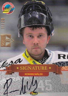 MÁLEK Roman OFS Classic The Final Series Buyback Signature 13/14 SIGN13 /20
