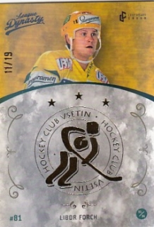 FORCH Libor Legendary Cards League Dynasty Vsetín č. 43 Gold Rainbow /19