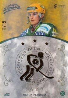 PAROULEK Martin Legendary Cards League Dynasty Vsetín č. 130 Gold Rainbow /19