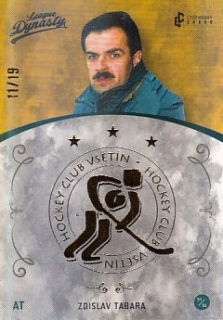 TABARA Zdislav Legendary Cards League Dynasty Vsetín č. 27 Gold Rainbow /19