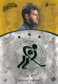VENKRBEC Miroslav Legendary Cards League Dynasty Vsetín č. 135