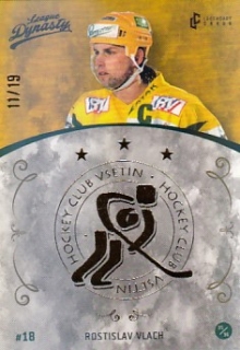 VLACH Rostislav Legendary Cards League Dynasty Vsetín č. 34 Gold Rainbow /19