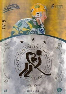 ZIMA Aleš Legendary Cards League Dynasty Vsetín č. 48 Gold Rainbow /19