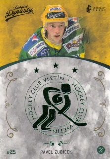 ZUBÍČEK Pavel Legendary Cards League Dynasty Vsetín č. 72