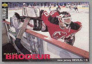 BRODEUR Martin UD Collector´s Choice 1995/1996 č. 204 Players Club
